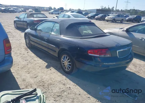 2001 Chrysler Sebring Limited from USA, damaged, VIN 1C3EL65U41N663835